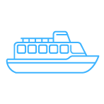 Barcos de transporte y turismo